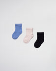 chaussettes pour bébé à couleurs unies