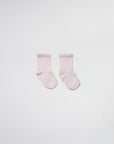 chaussettes blanches pour bébé en jersey