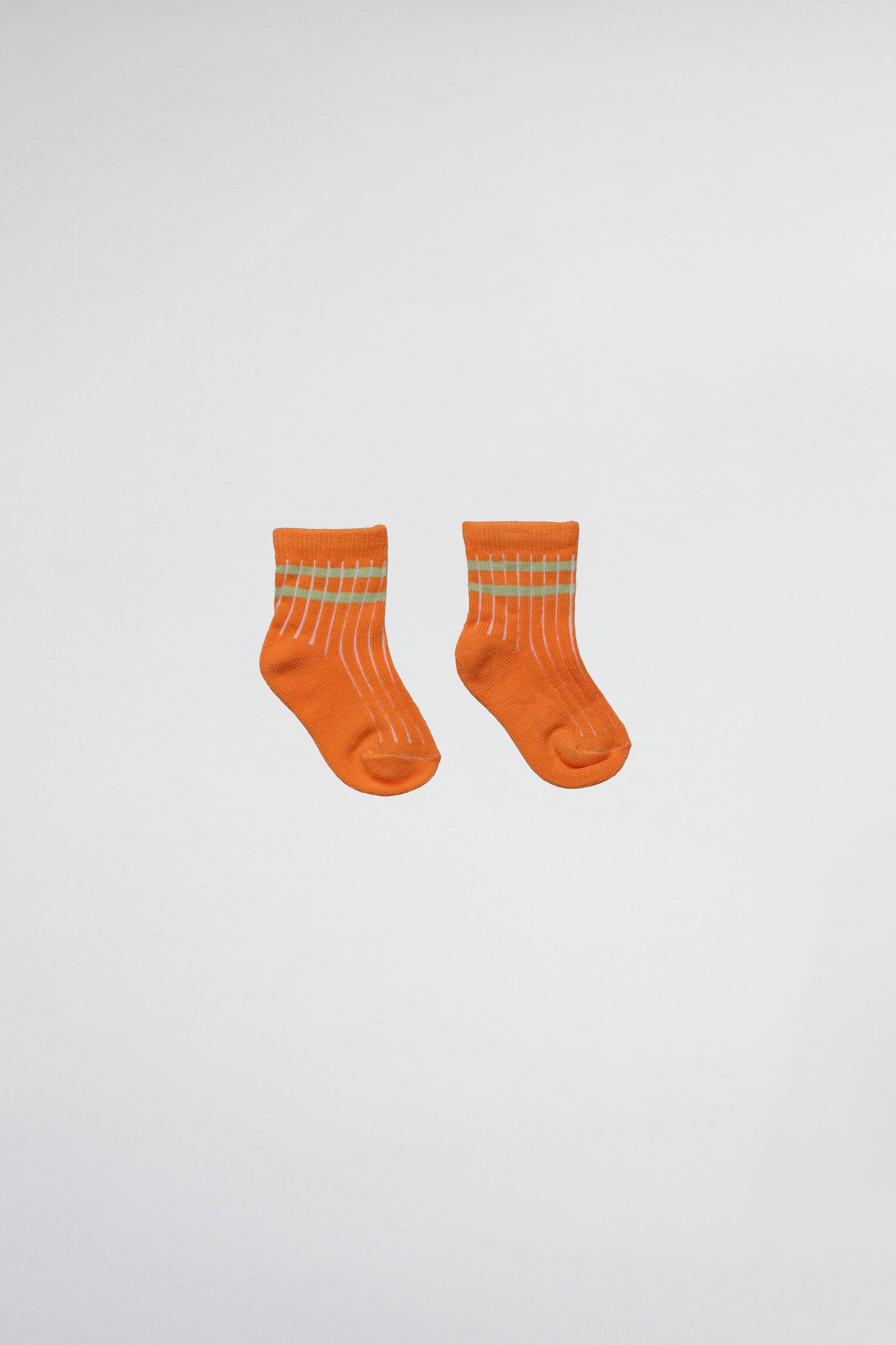 chaussettes pour enfant côtelées à rayures