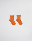 chaussettes pour enfant côtelées à rayures