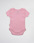Lot de 4 Bodies Bébé Fille Manches Courtes