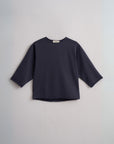 t-shirt bleu enfant manches longues
