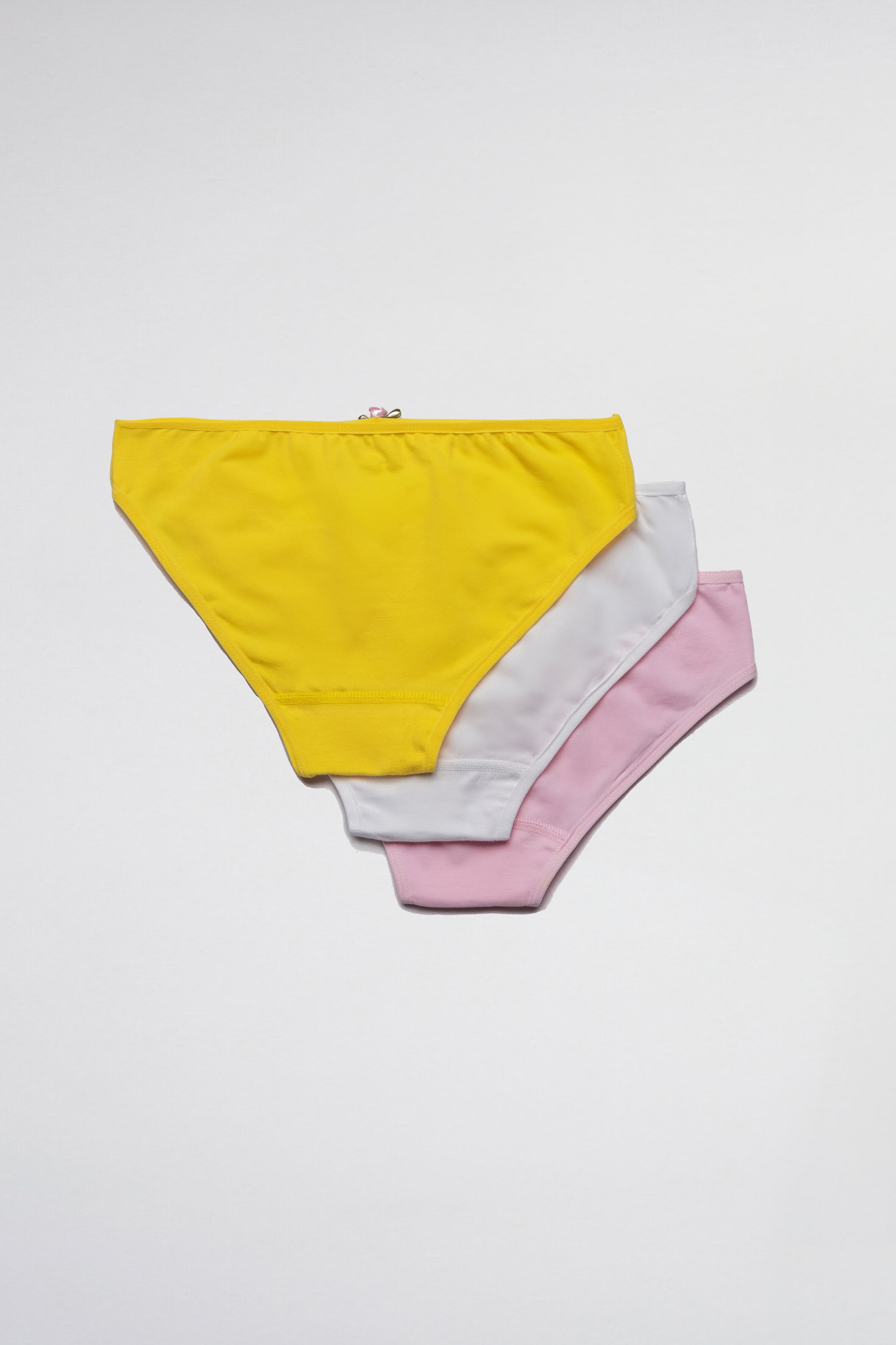 lot de 3 culottes pour fille avec petit nœud