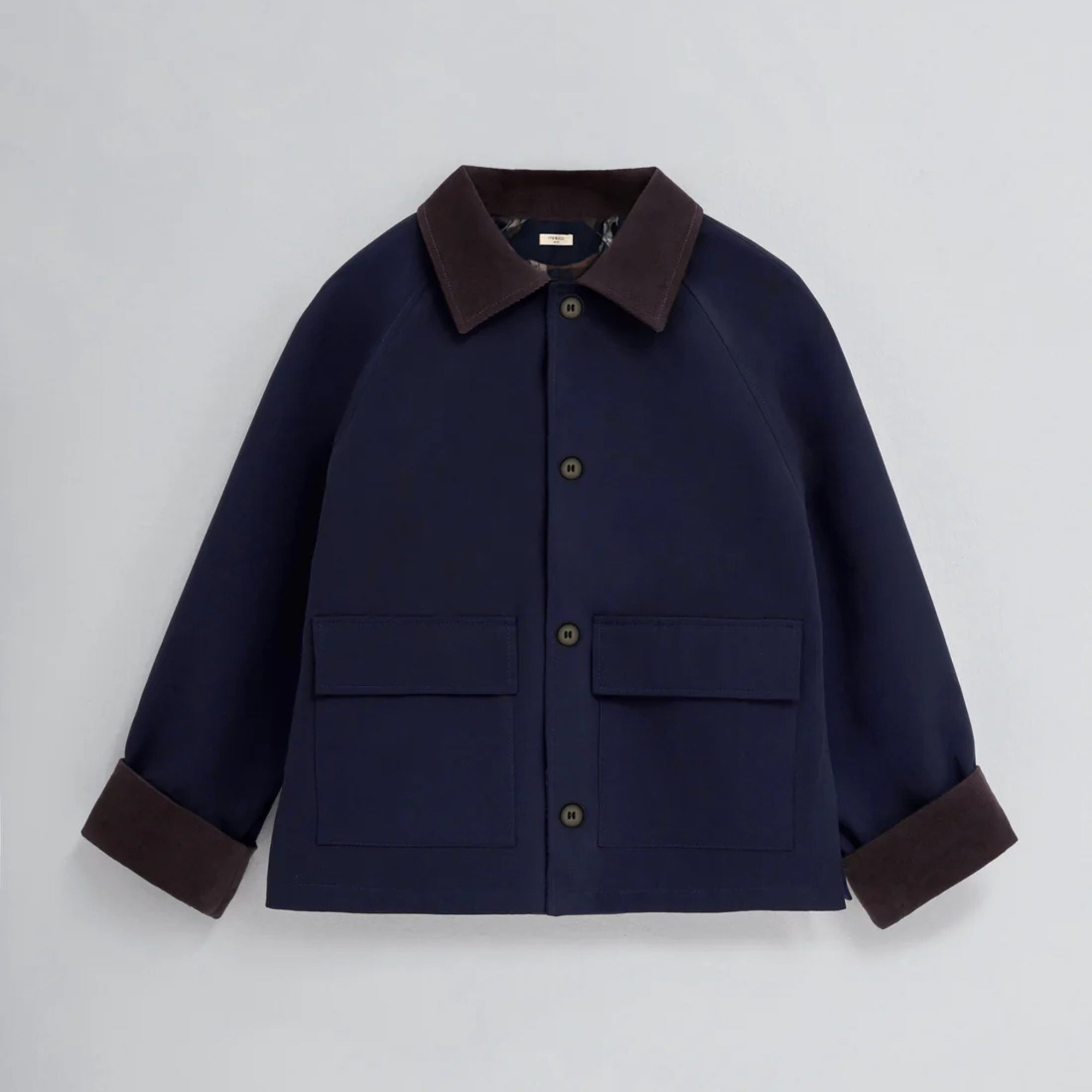 manteau pour enfant à col velours