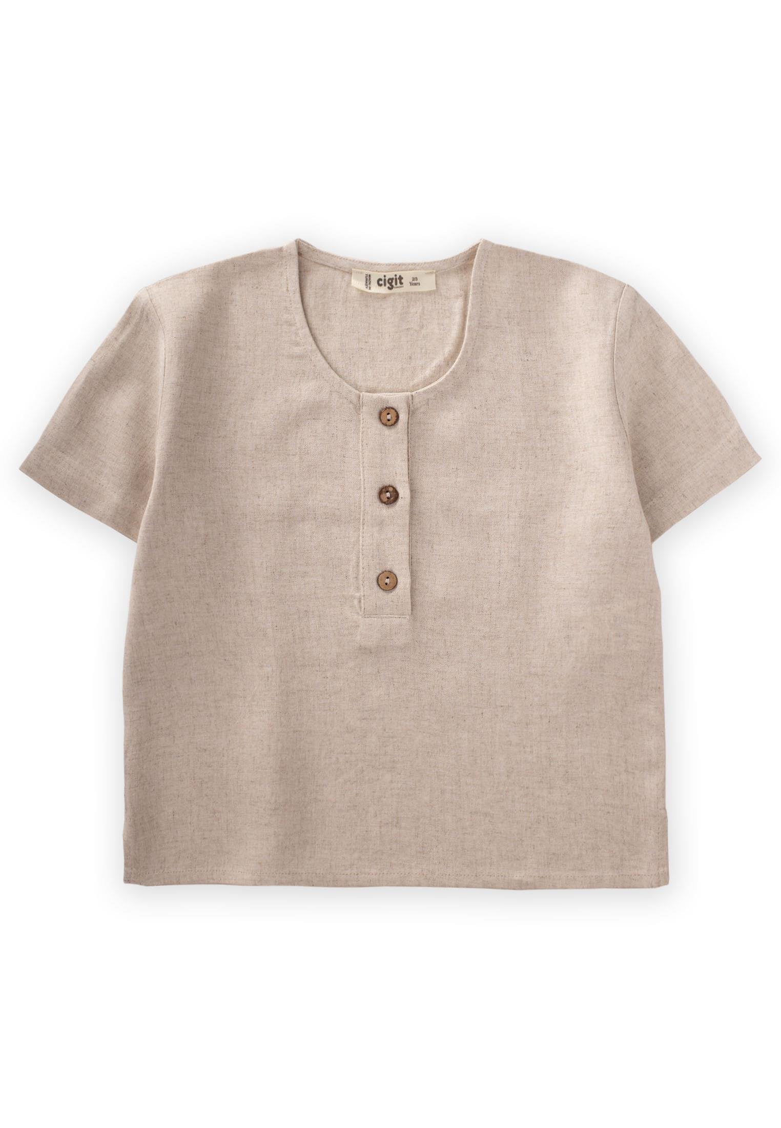 chemise en coton pour fille