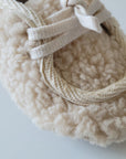 chaussons bébé en coton bouclé