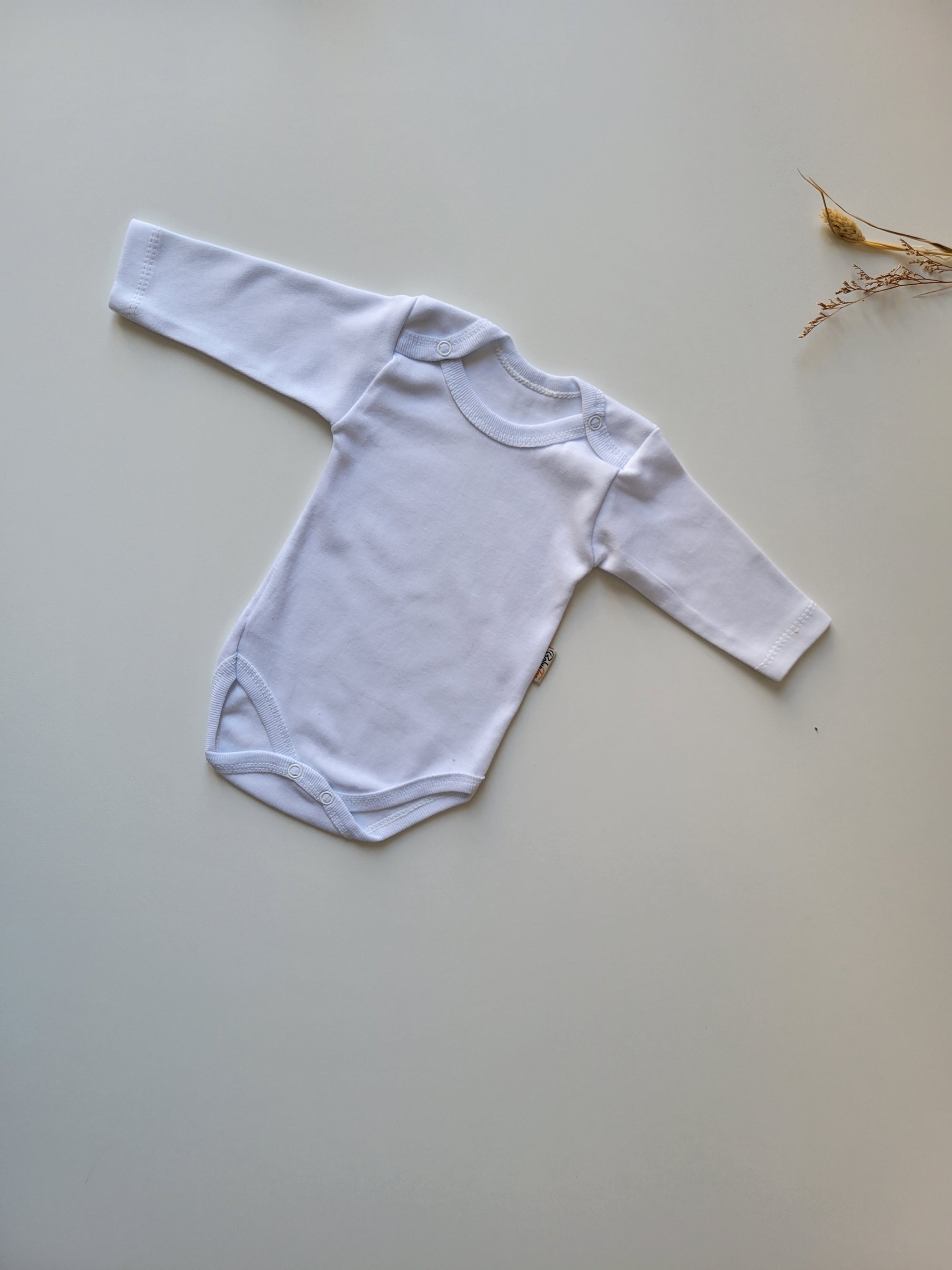 lot de 4 bodies blanc bébé manches longues