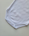 LOT 4 BODIES BLANCS BÉBÉ – MANCHES LONGUES – PRESSIONS PRATIQUES – DÈS 1 MOIS