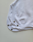 LOT 4 BODIES BLANCS BÉBÉ – MANCHES LONGUES – PRESSIONS PRATIQUES – DÈS 1 MOIS