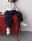 pantalon enfant en gabardine