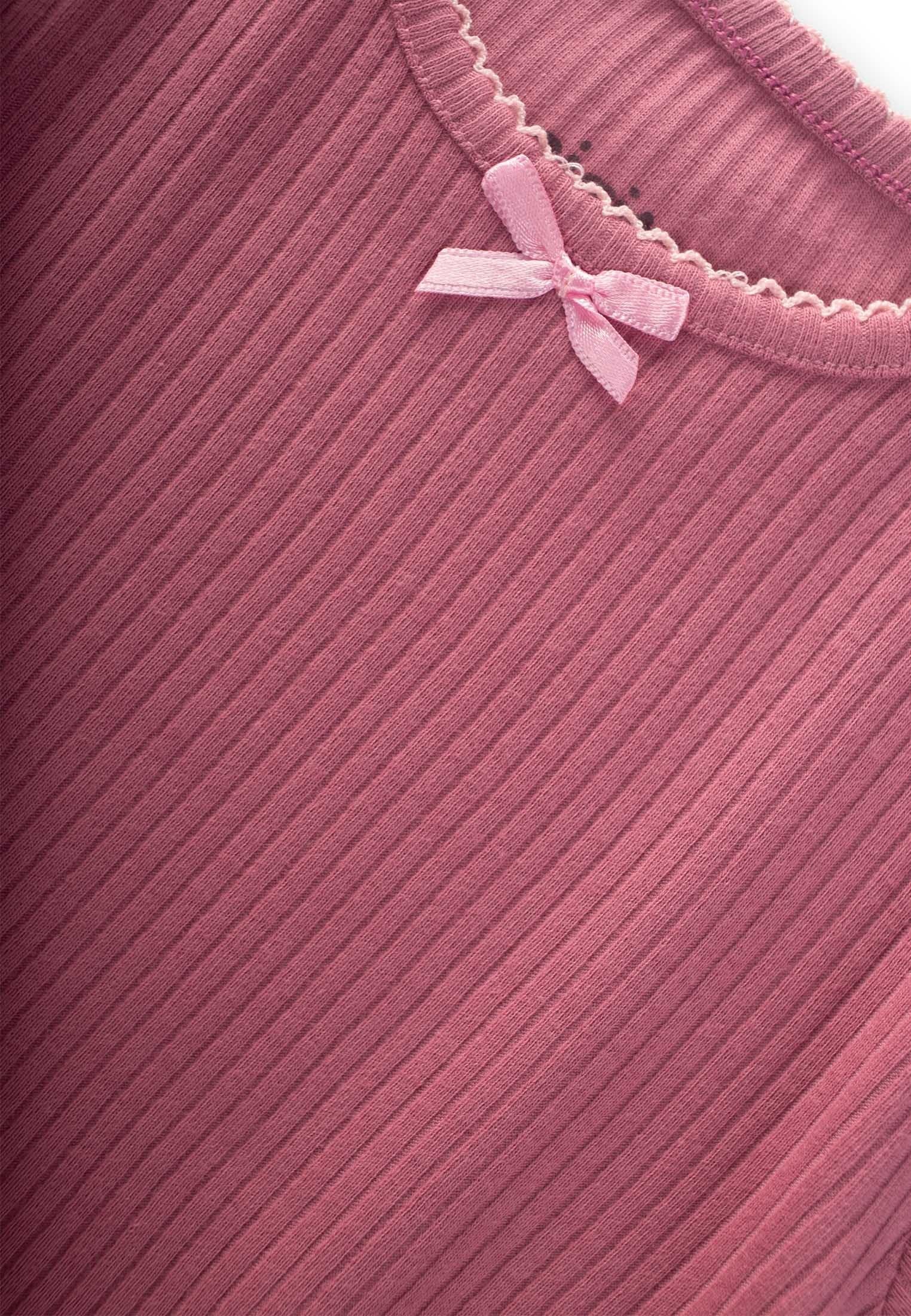 ensemble pyjama fille côtelé