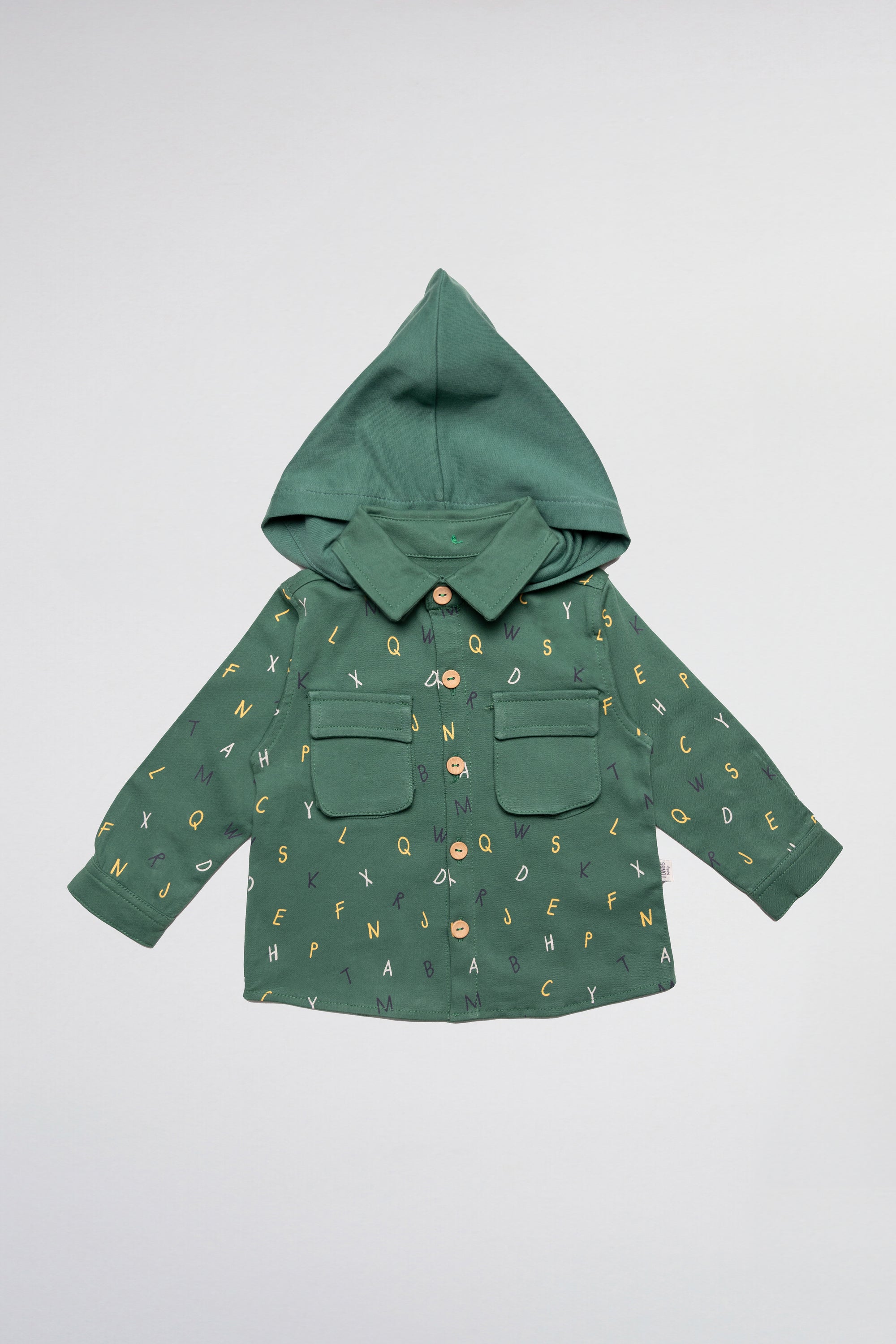 surchemise bébé à capuche