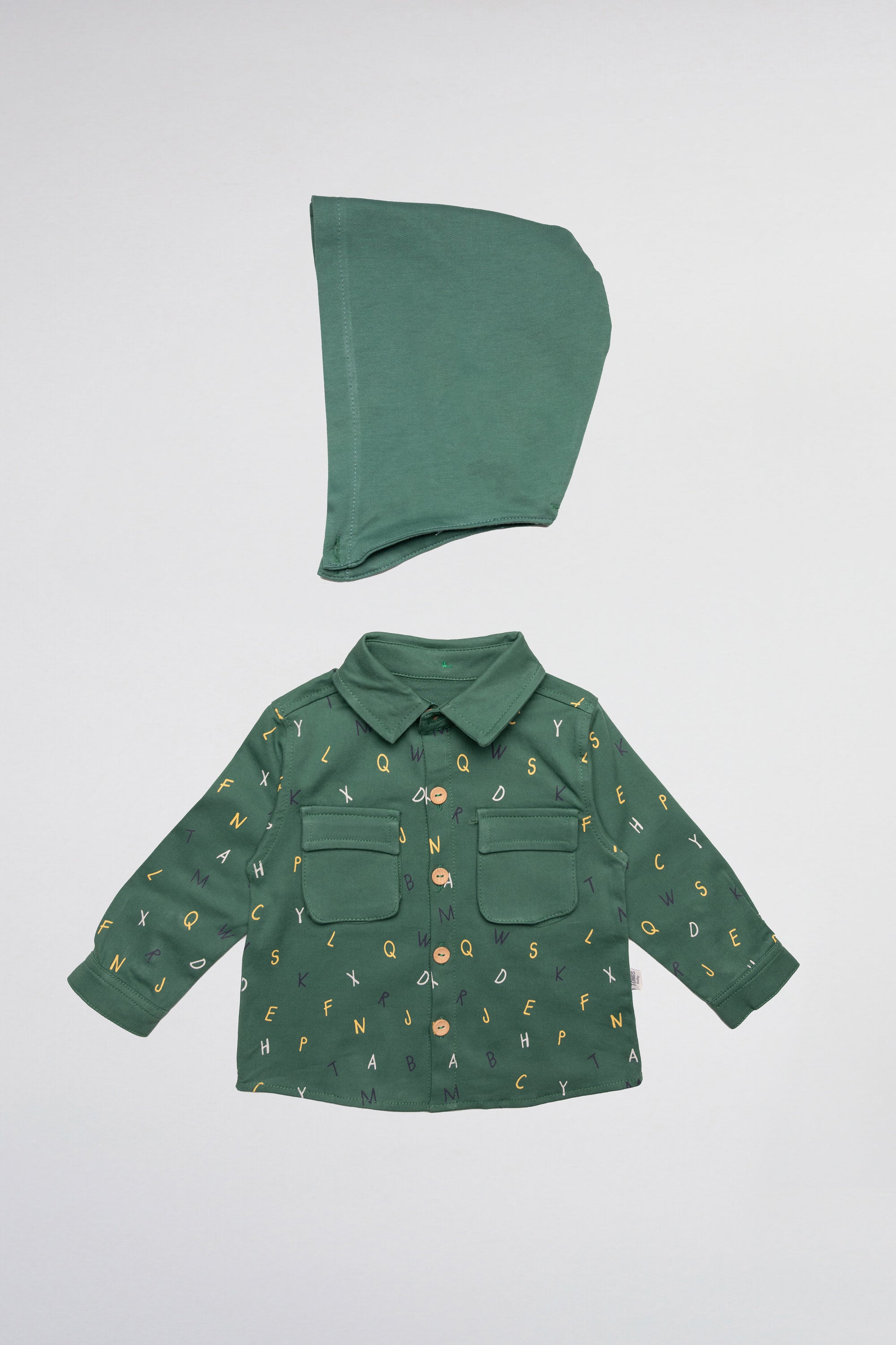surchemise bébé à capuche