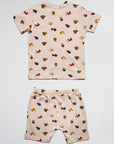 ensemble imprimé garçon t-shirt et short