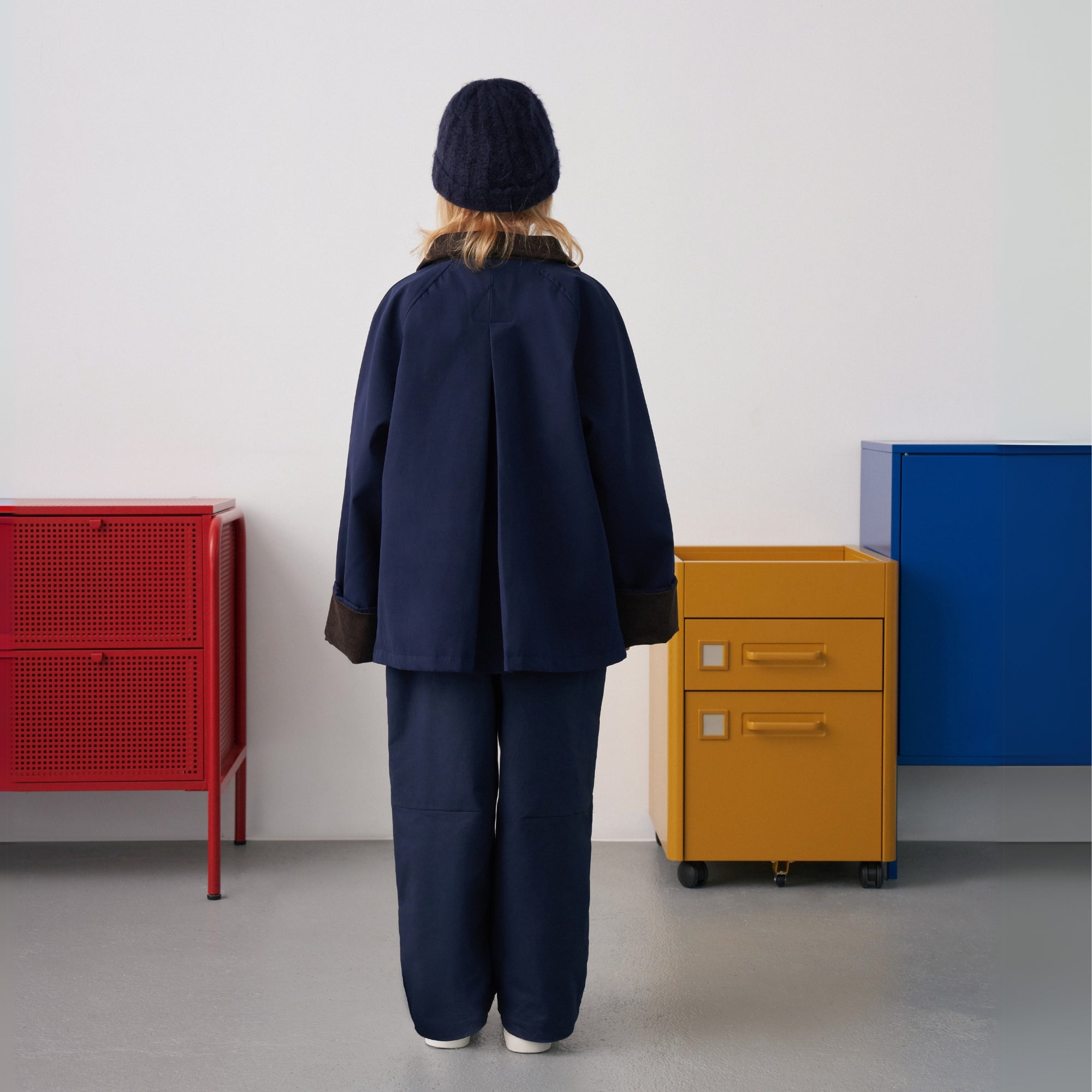 manteau pour enfant à col velours