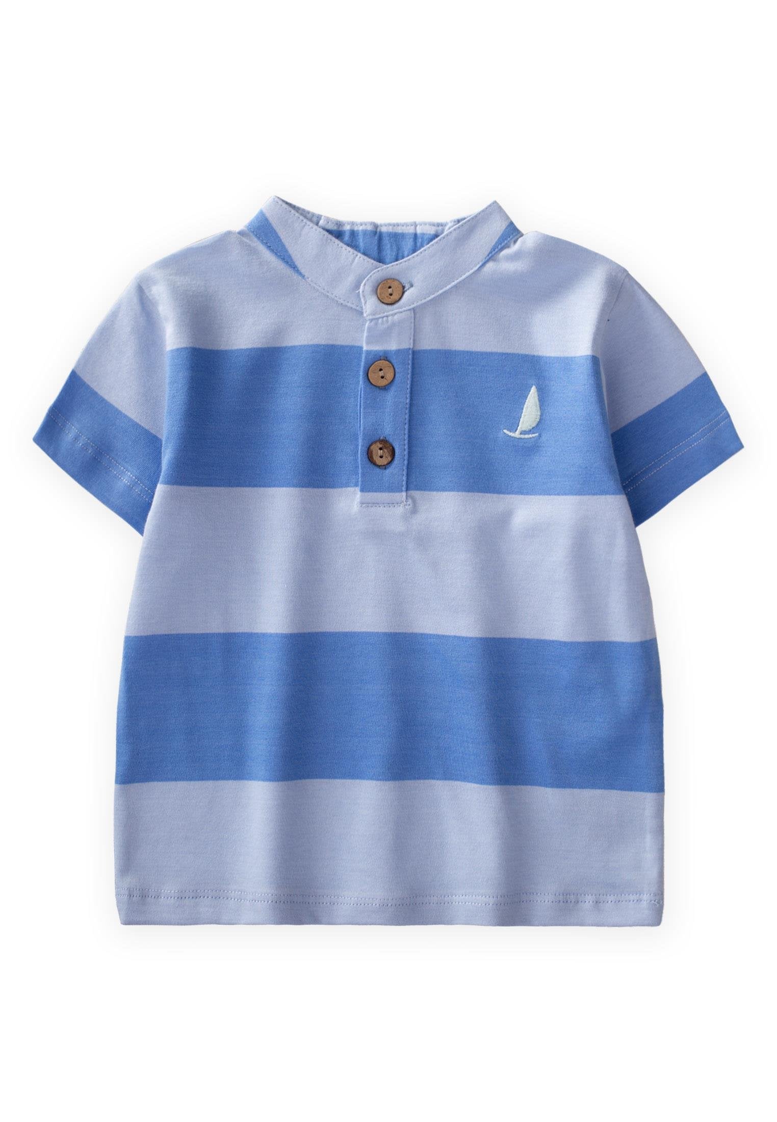 Polo enfant garçon col mao