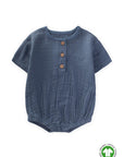 body bébé manche courte en gaze de coton