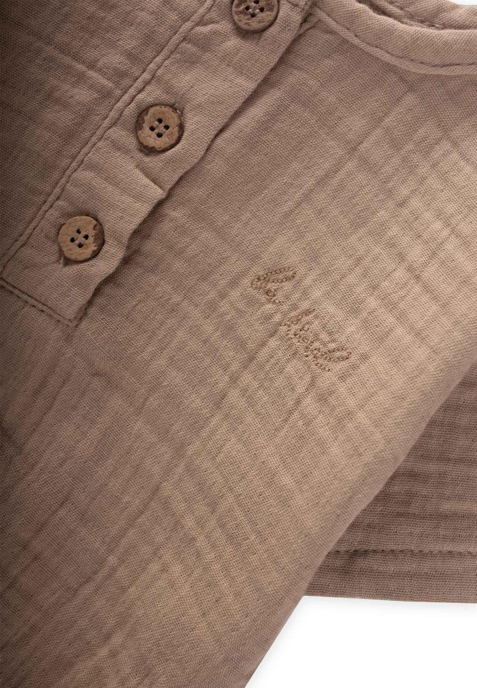 body bébé manche courte en gaze de coton