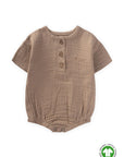 body bébé manche courte en gaze de coton