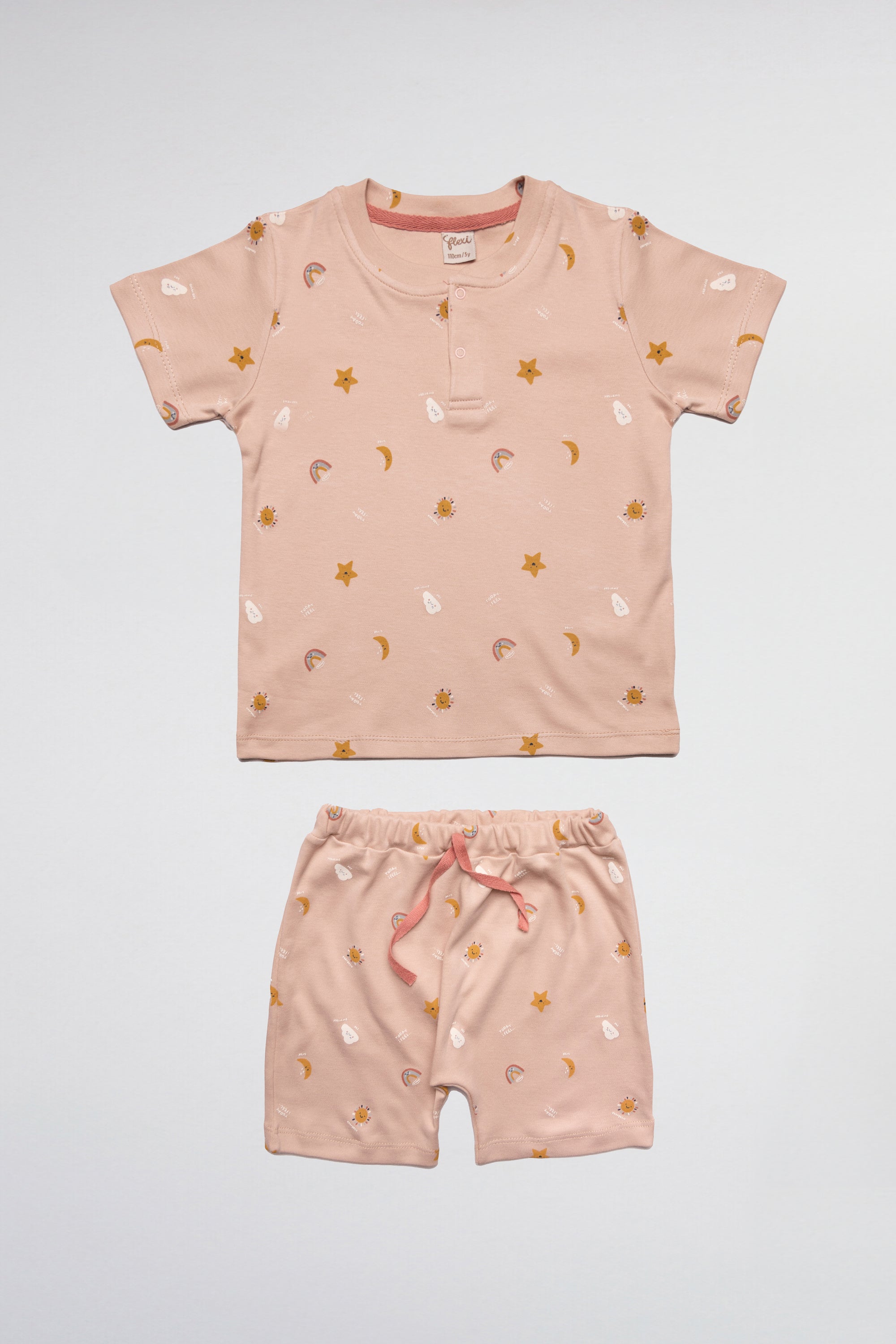 ensemble imprimé garçon t-shirt et short