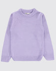 Pull Fille Tricoté Classique À Col Rond - Llilas