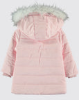 Manteau Fille Hiver Matelassé À Capuche Doublée