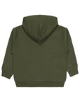 Sweat Garçon Kaki En Coton Élastique Confortable À Capuche