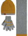 Ensemble Bonnet Écharpe Et Gants Garçon - 6 à 9 ans