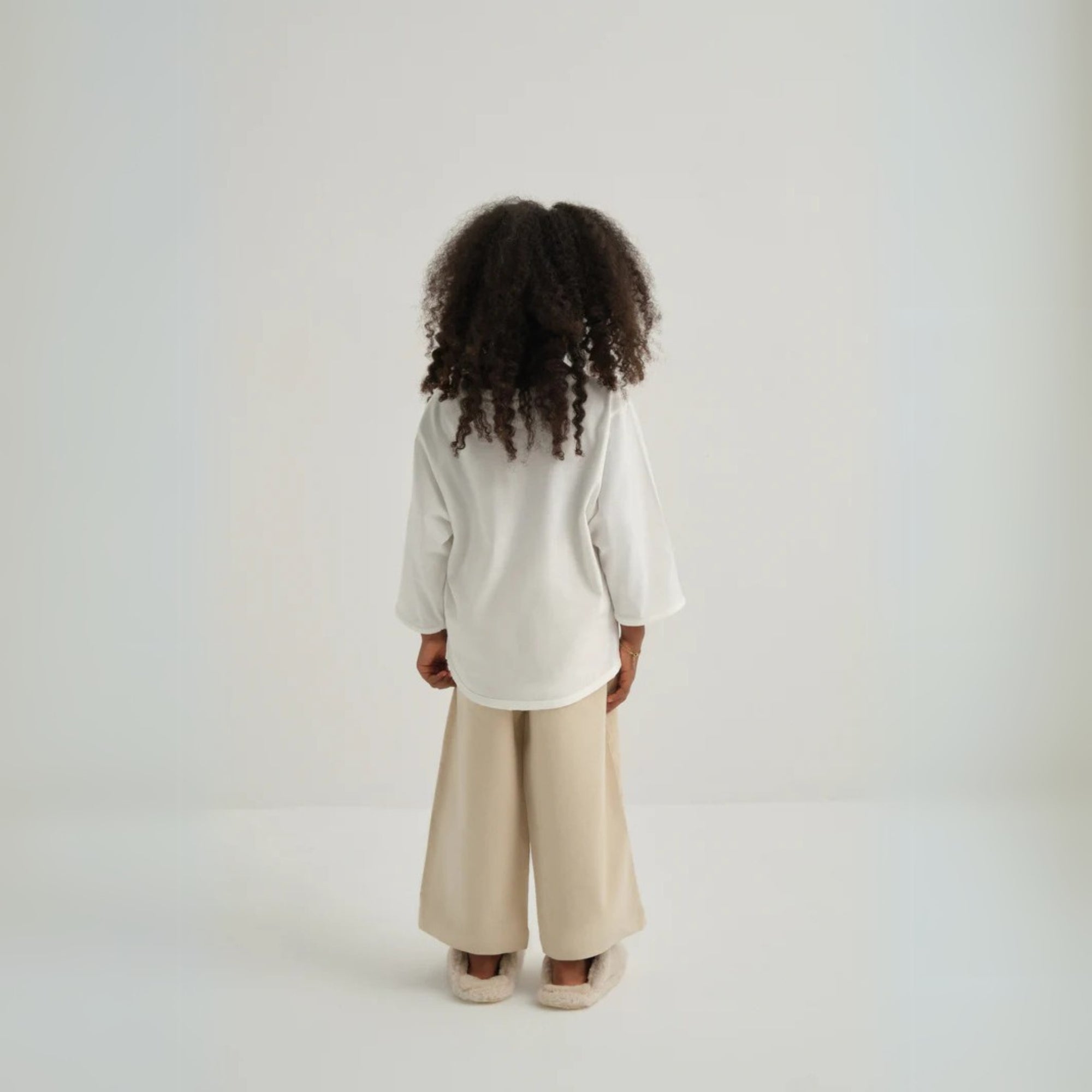 t-shirt blanc enfant manches longues