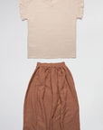 ensemble bohème pour fille robe et t-shirt