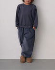 t-shirt bleu enfant manches longues