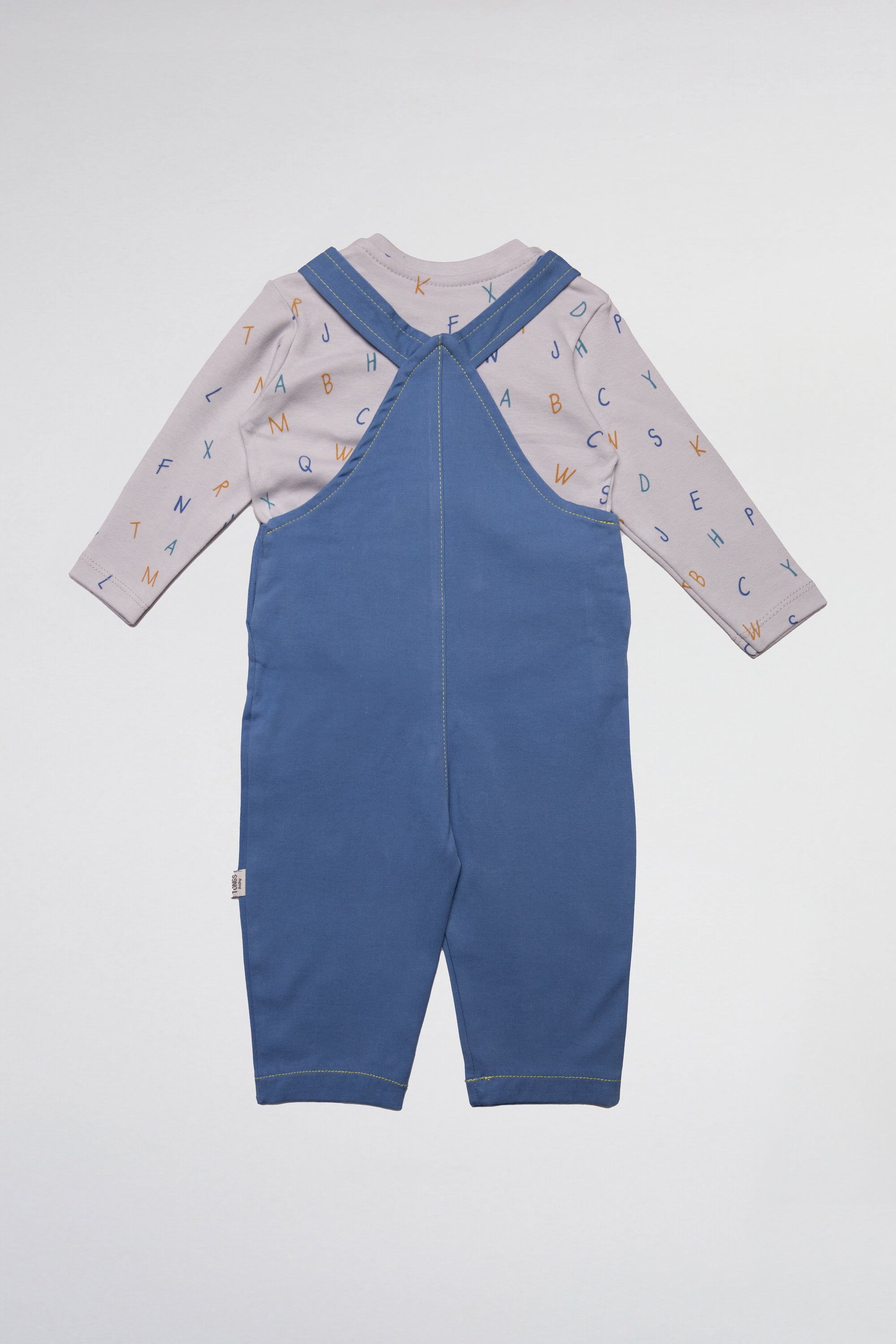 Ensemble Salopette et Body Alphabet pour Bébé