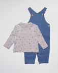 Ensemble Salopette et Body Alphabet pour Bébé