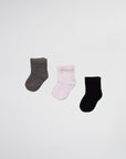chaussettes pour bébé à couleurs unies
