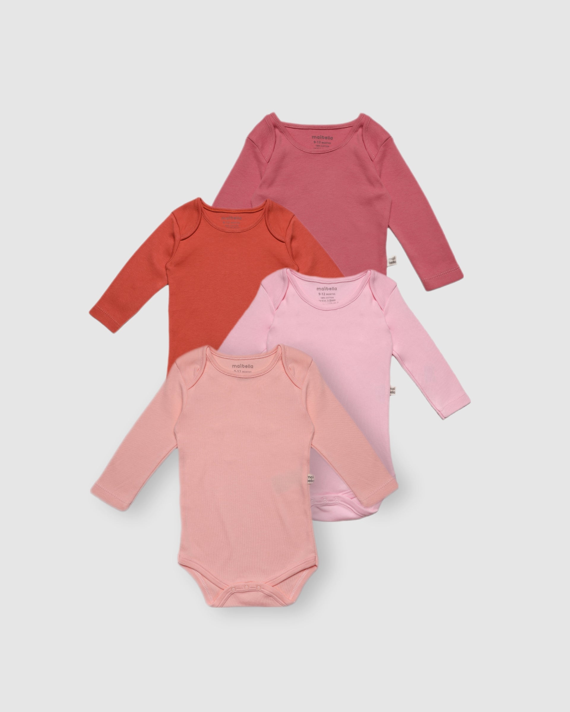 body bébé fille manches longues