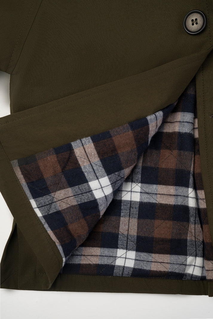 manteau pour enfant à col velours