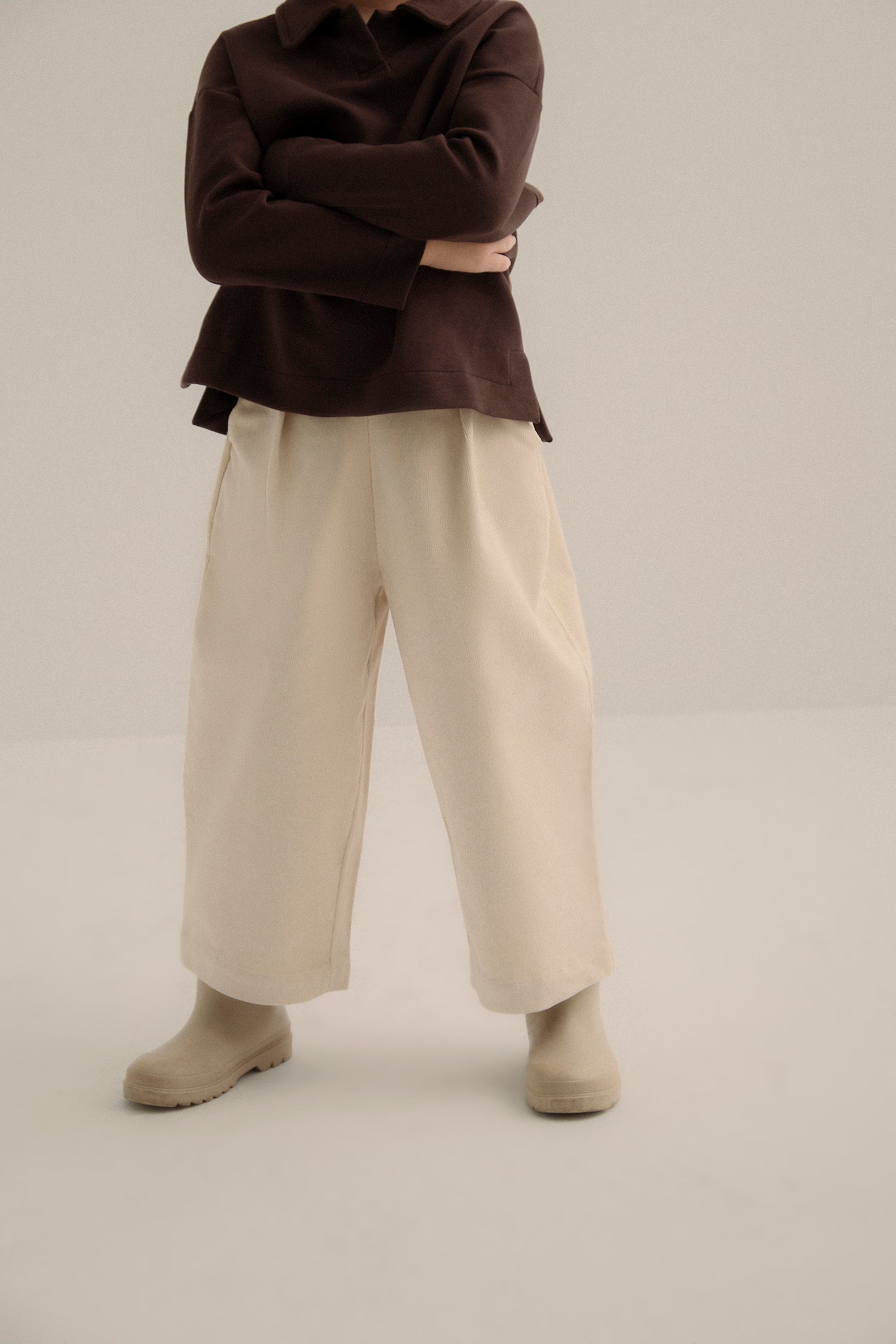 pantalon enfant ample en velours