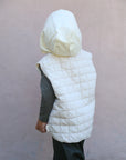 Gilet Matelassé sans Manches à Boutons pour Bébé et Garçon