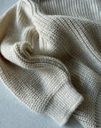 PULL BÉBÉ EN TRICOT LAINE & LYCRA – COL ROND