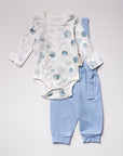 salopette bébé avec body imprimé