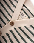 GILET EN COTON RAYÉ