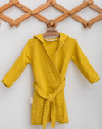 peignoir bébé en gaz de coton