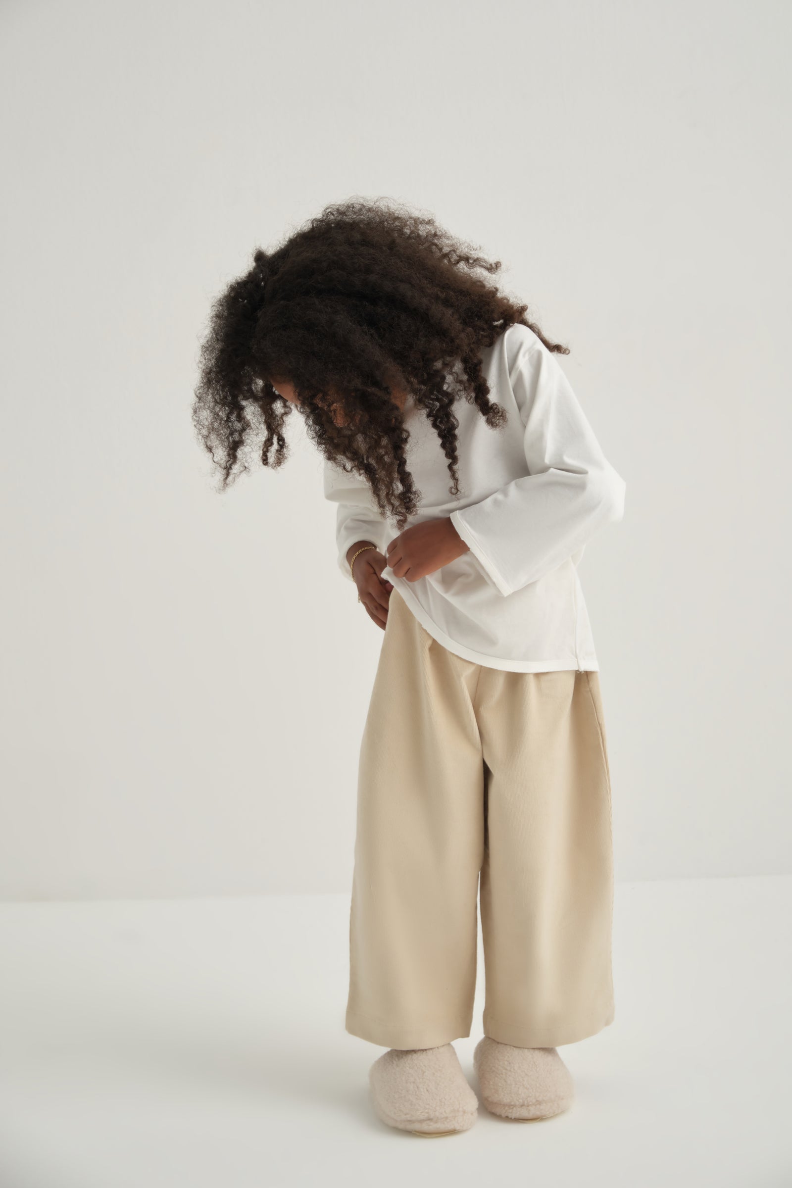 PANTALON AMPLE EN VELOURS