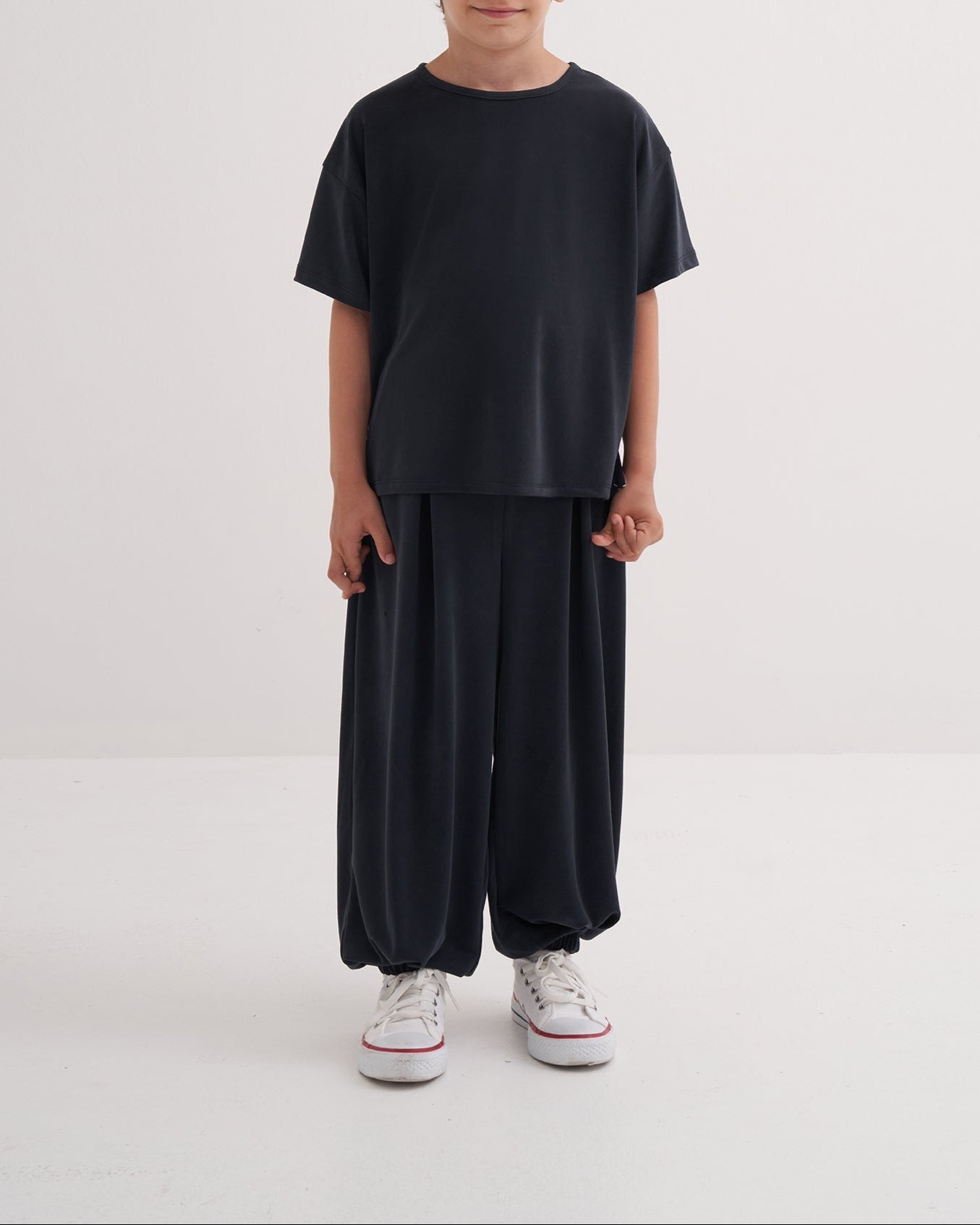 ensemble bleu pour enfant t-shirt et pantalon ample