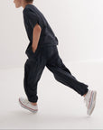 ensemble bleu pour enfant t-shirt et pantalon ample
