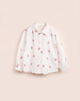 Chemise Fille en Popeline İmprimée