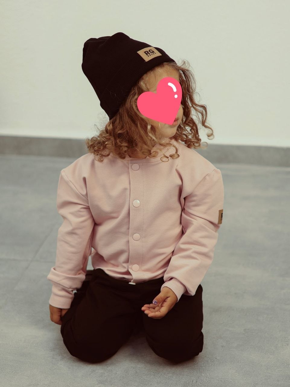 ENSEMBLE UNISEXE EN COTON – GILET PRESSION + JOGGING + BONNET
