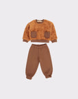 ENSEMBLE BÉBÉ EN PELUCHE AVEC PANTALON MOLLETON