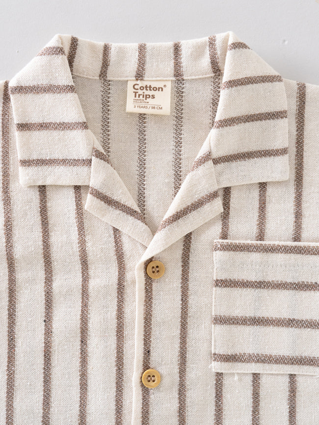 chemise à rayures pour garçon