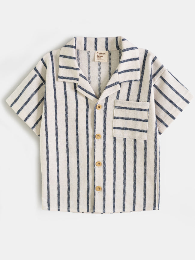 chemise à rayures pour garçon